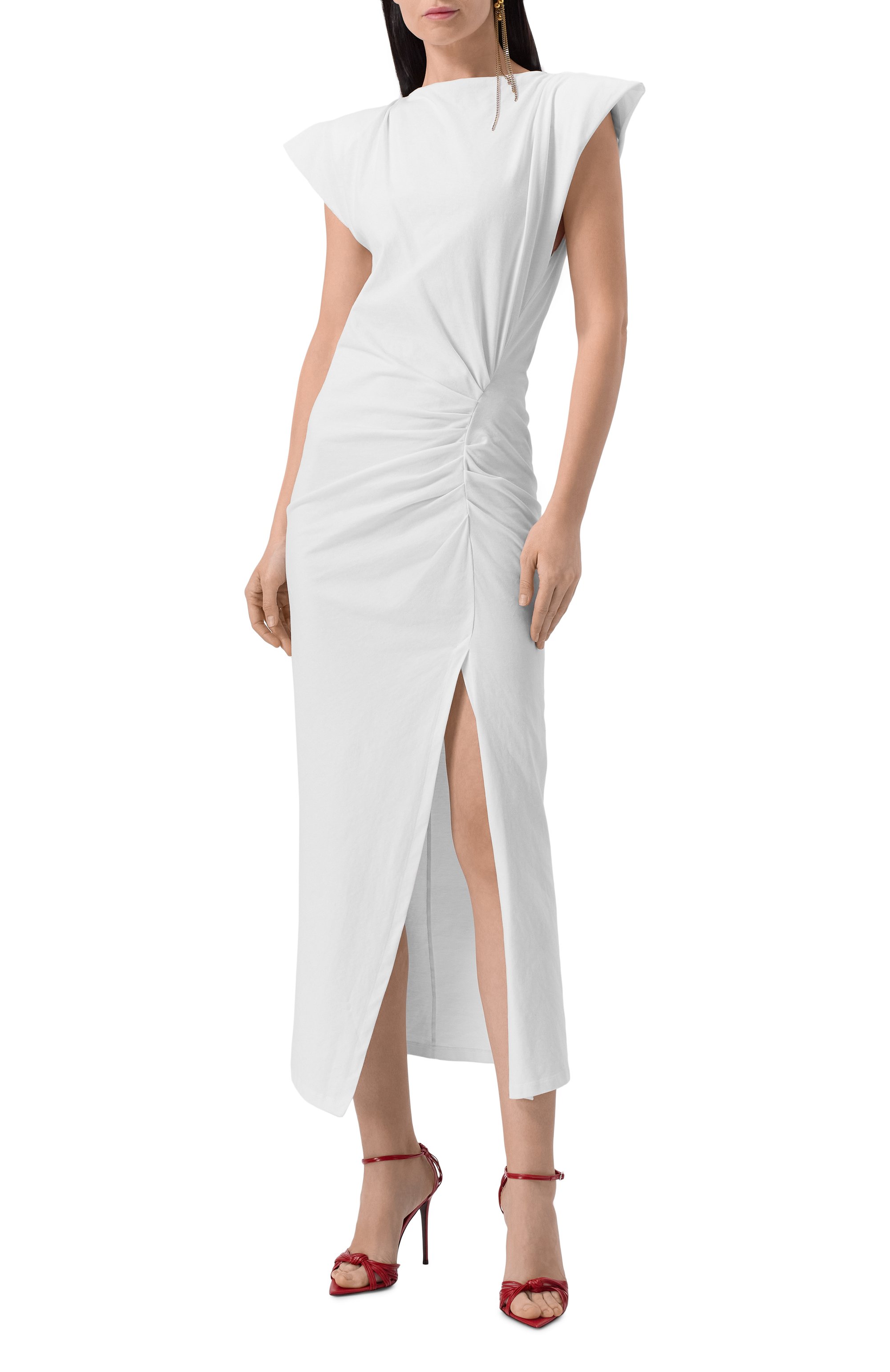 Хлопковое платье ISABEL MARANT, арт. R00307FA/A1N41I, фото 2