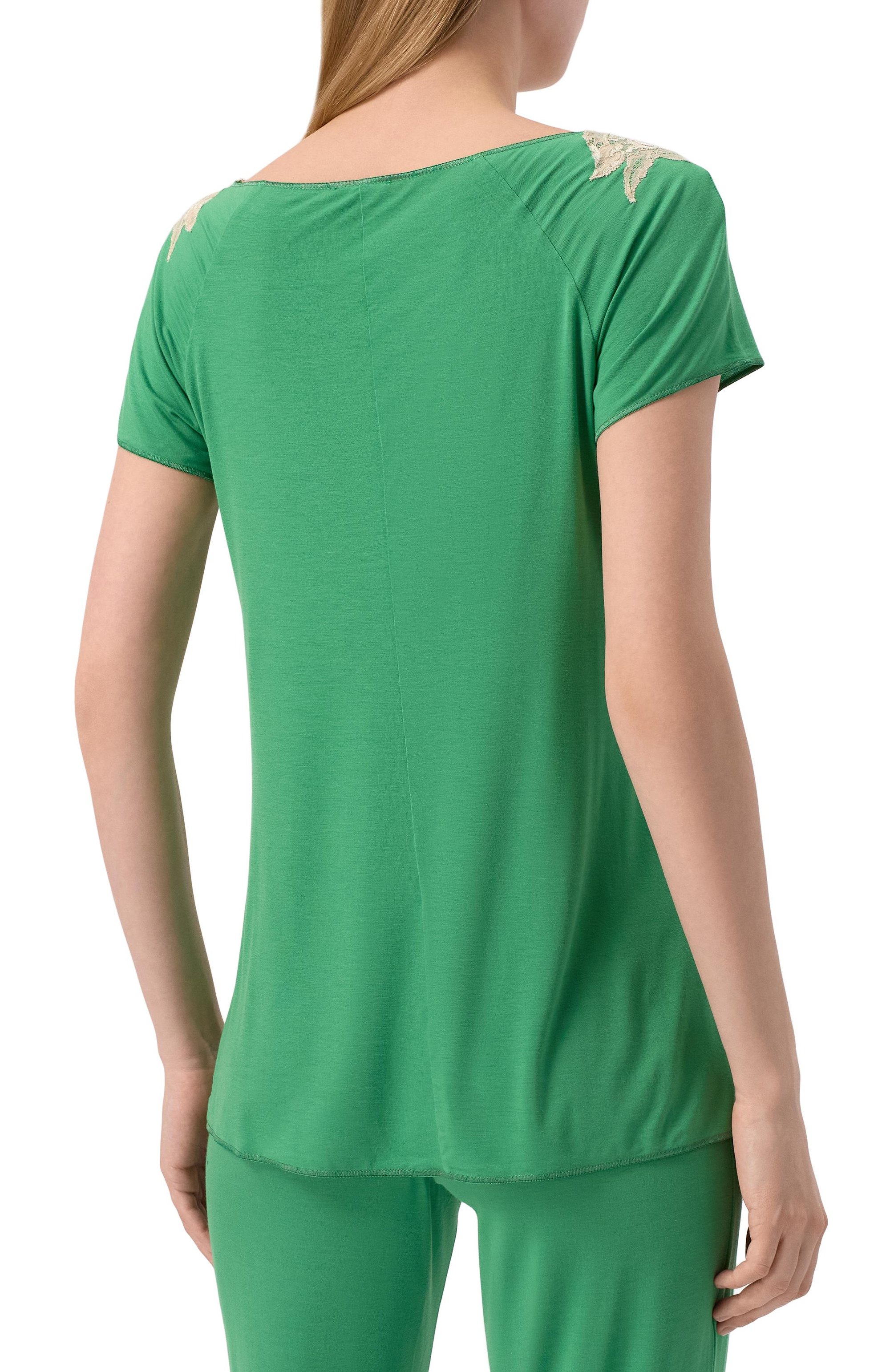 Пижама GIANANTONIO PALADINI зеленого цвета по цене 43950 руб., арт. SP03/6, фото 4 Пижама GIANANTONIO PALADINI, арт. SP03/6, фото 4