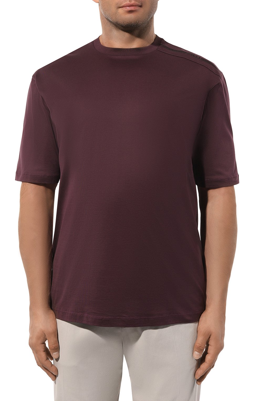 Хлопковая футболка ZILLI, арт. TSR001M0110VFST00/62, фото 3
