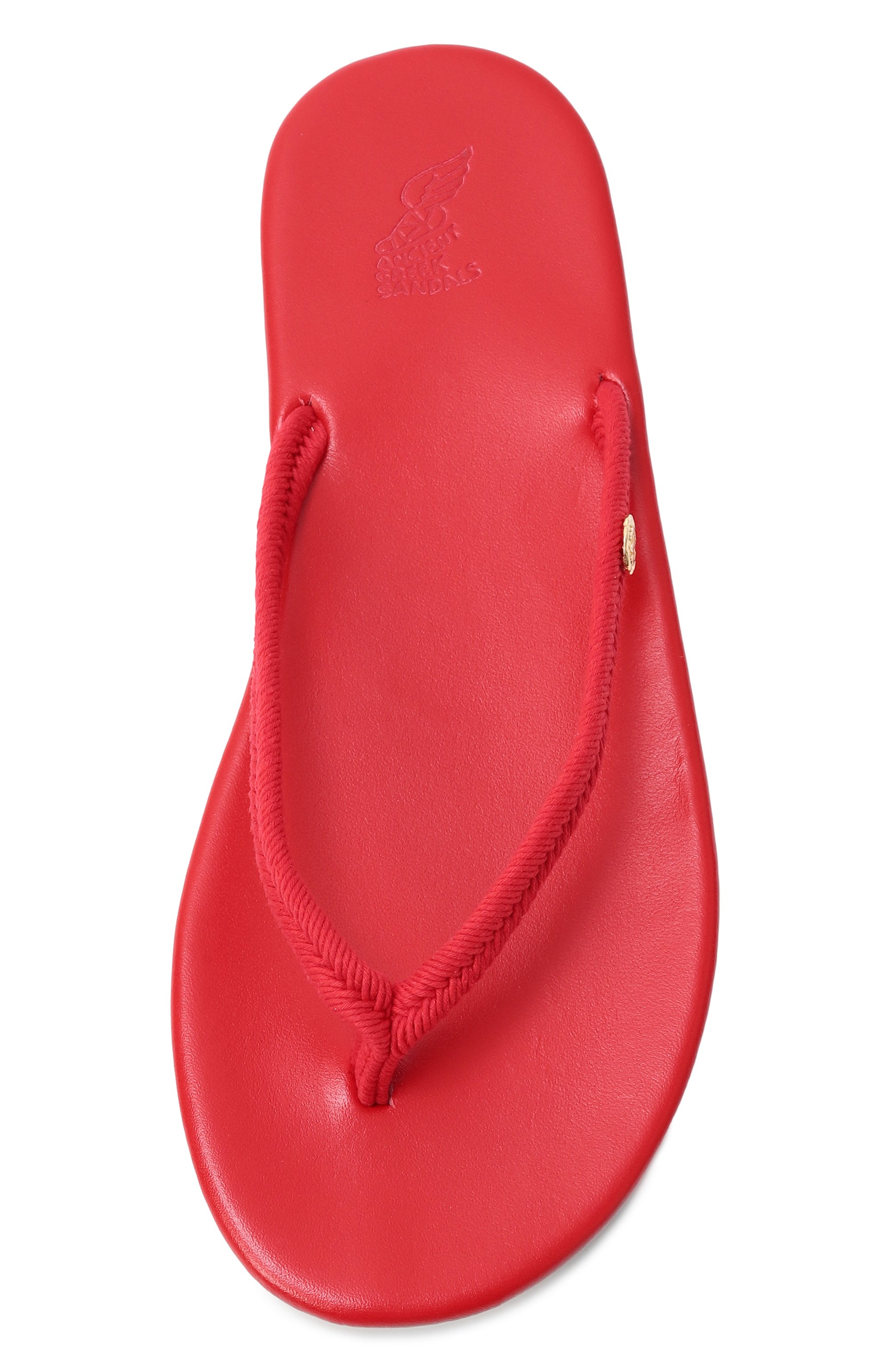 Текстильные шлепанцы saionara rope ANCIENT GREEK SANDALS красного цвета по цене 23600 руб., арт. SAI0NARA R0PE, фото 6 Текстильные шлепанцы saionara rope ANCIENT GREEK SANDALS, арт. SAI0NARA R0PE, фото 6