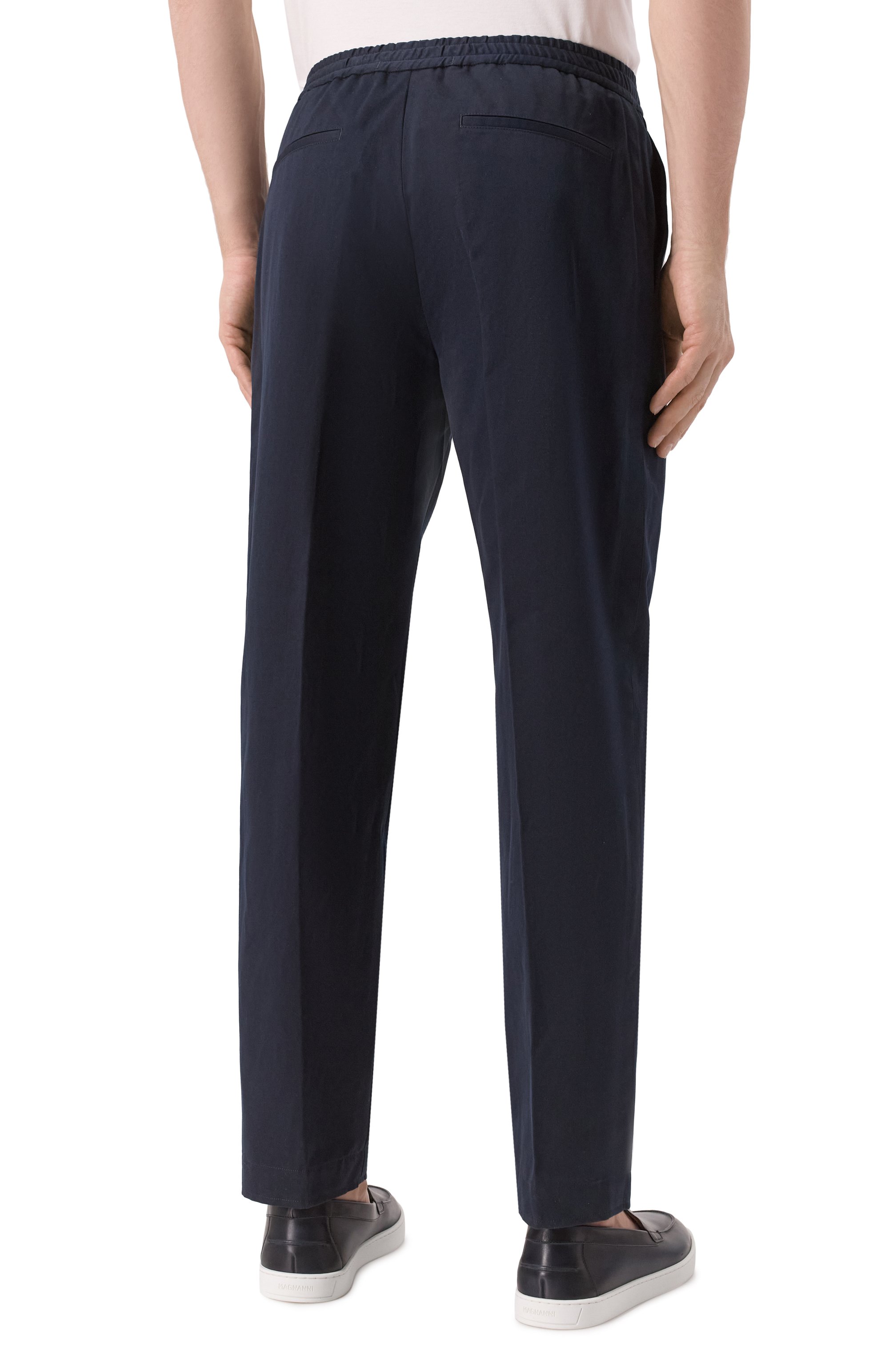 Брюки из хлопка и льна ZEGNA, арт. TT46/UFI31A9, фото 4