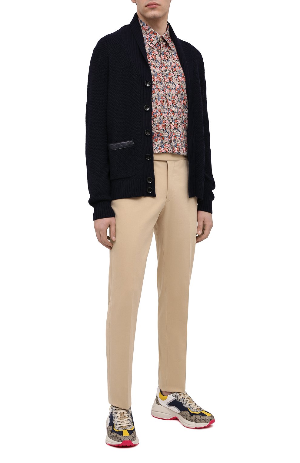 Хлопковая рубашка GUCCI, арт. 636668/ZAFKW, фото 2