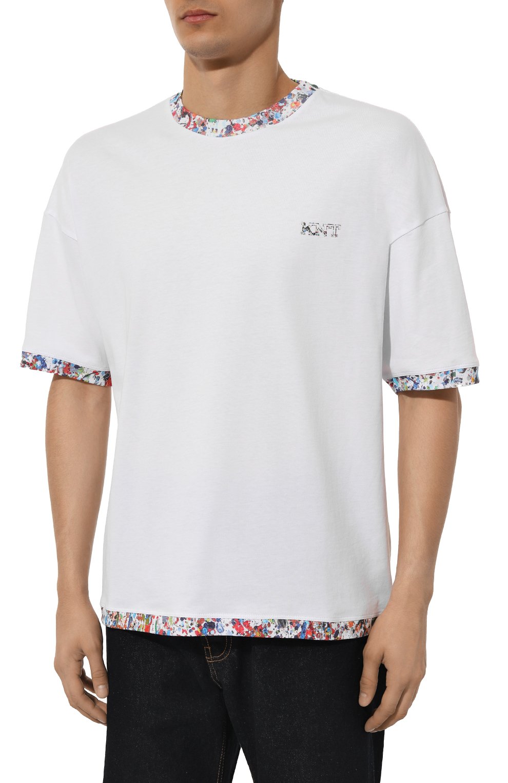 Хлопковая футболка KITON, арт. UMM052701, фото 3