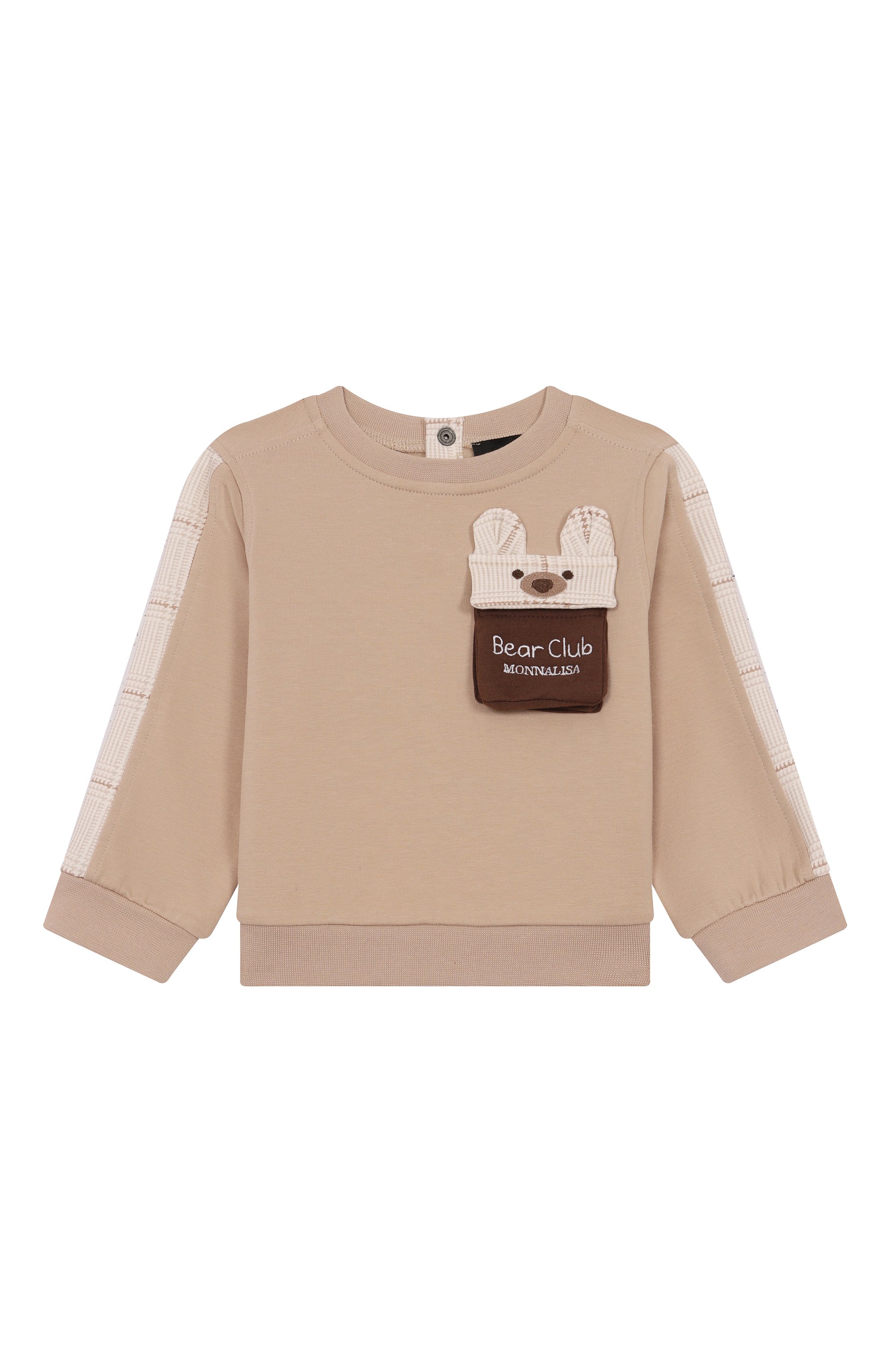 Хлопковый комплект из толстовки и брюк MONNALISA, арт. 28F500, фото 2