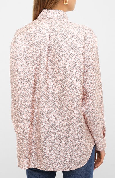 Шелковая рубашка BURBERRY, арт. 8028960, фото 4