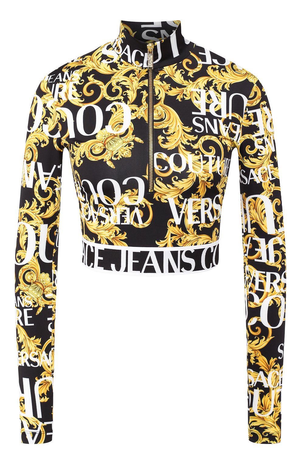 Топ VERSACE JEANS COUTURE разноцветного цвета по цене 14650 руб., арт. B2HUA718-UDP617/S0537, фото 1 Топ VERSACE JEANS COUTURE, арт. B2HUA718-UDP617/S0537, фото 1