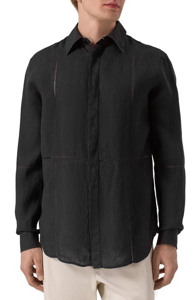 Льняная рубашка MVST, арт. G011/3626, фото 3