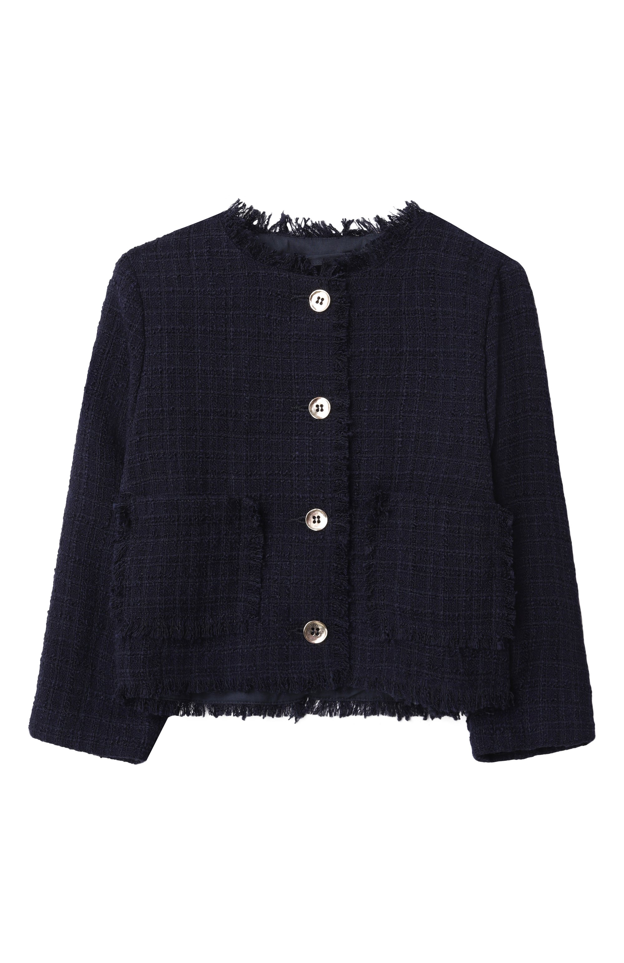 Твидовый жакет IL GUFO, арт. P25GR217C5052/5A-8A, фото 1