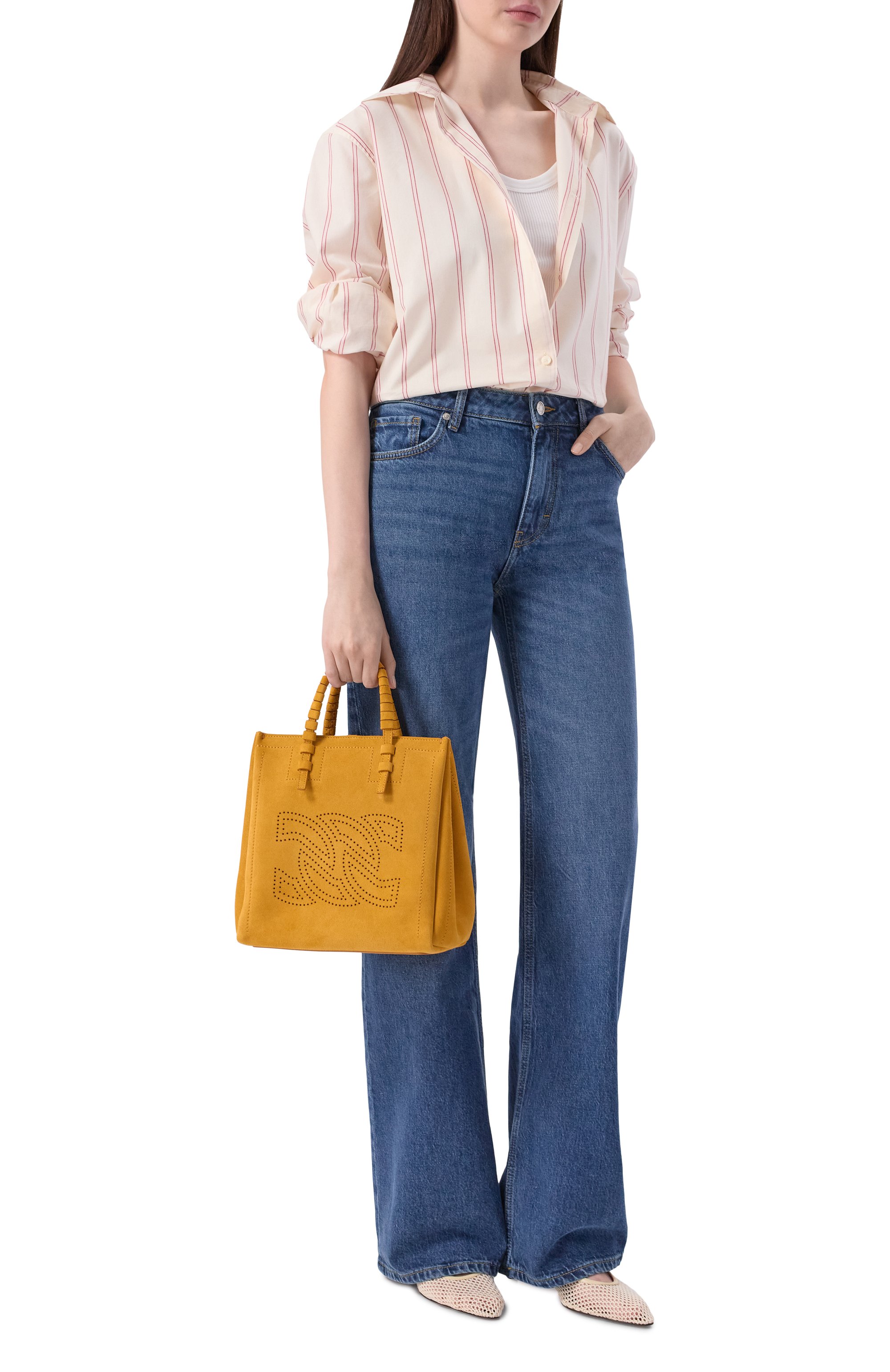 Сумка demetra CASADEI светло-коричневого цвета по цене 135500 руб., арт. 3W491B0000/DLCVL, фото 3 Сумка demetra CASADEI, арт. 3W491B0000/DLCVL, фото 3