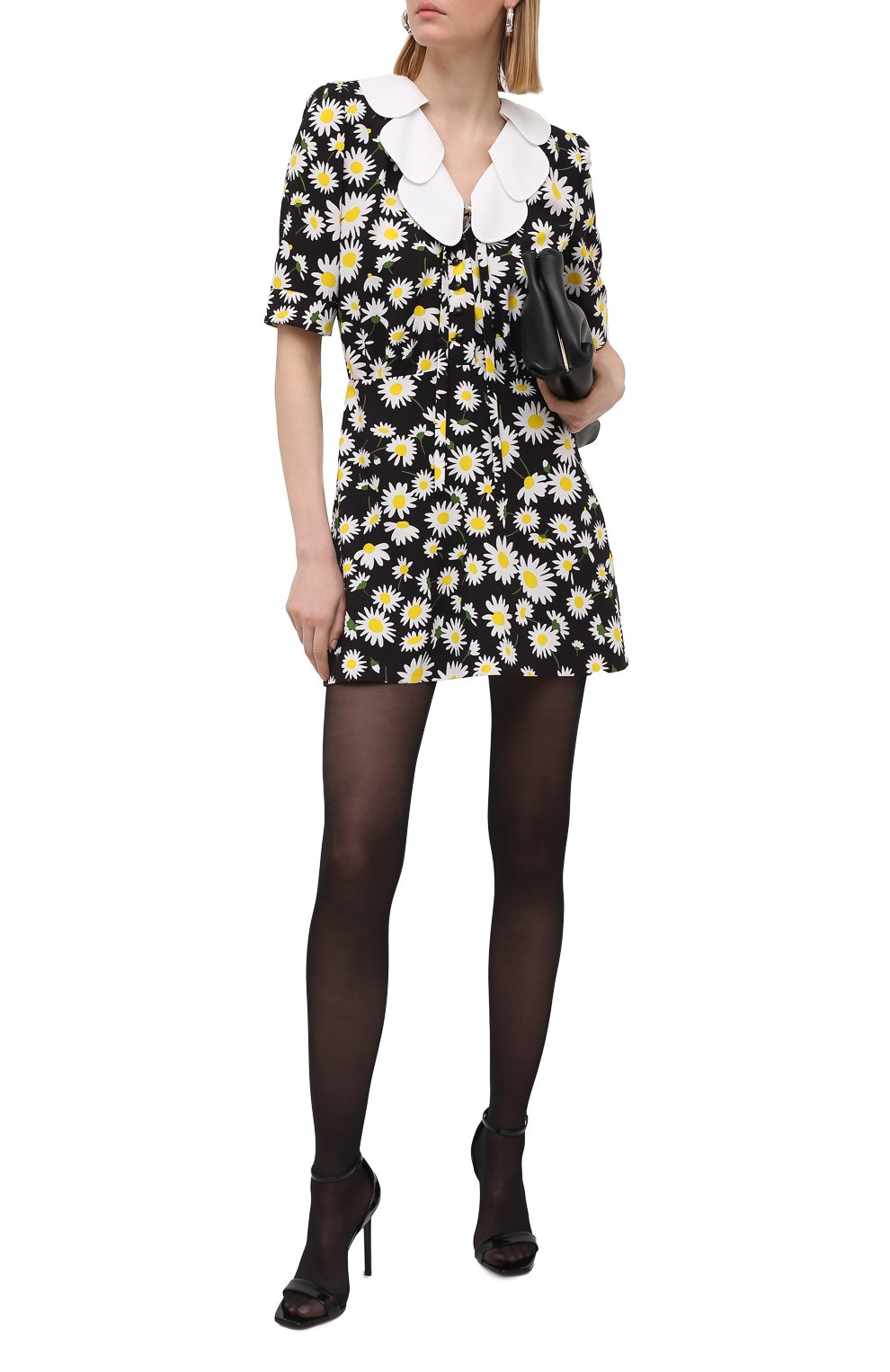 Платье из вискозы SAINT LAURENT, арт. 647998/Y5C97, фото 2