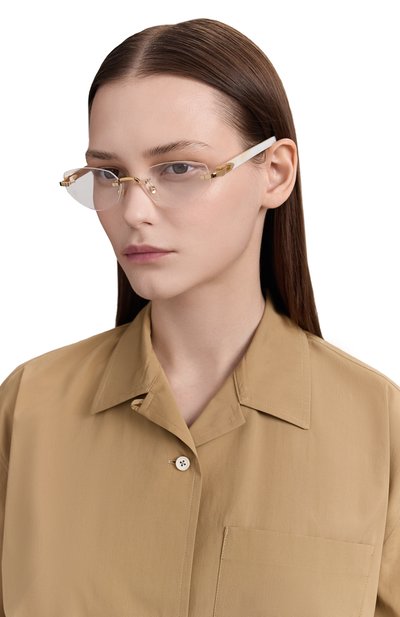 Оправа CARTIER белого цвета по цене 136000 руб., арт. CT0609 003, фото 2 Оправа CARTIER, арт. CT0609 003, фото 2