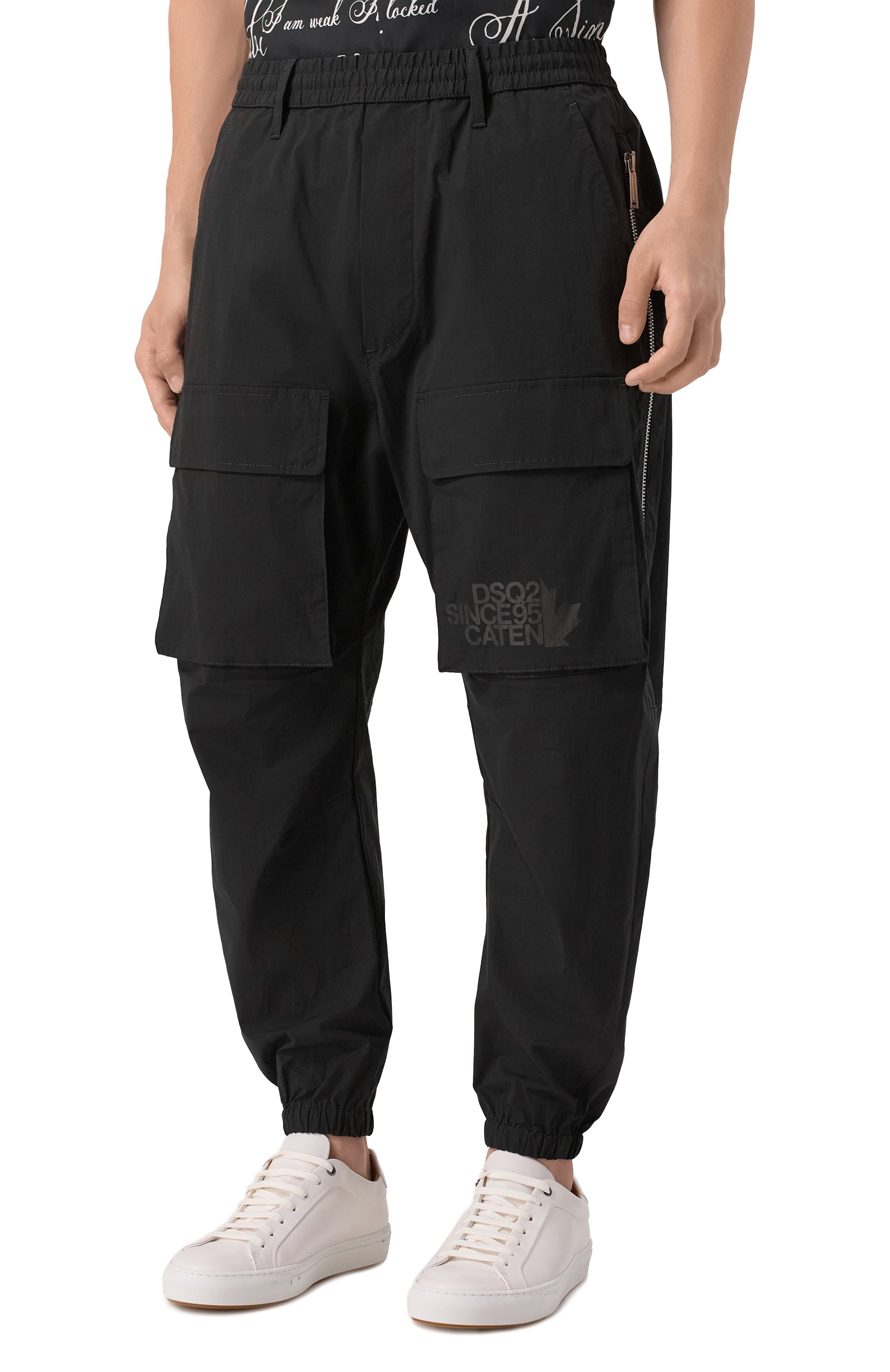 Хлопковые джоггеры DSQUARED2, арт. S74KB1048/S53578, фото 3