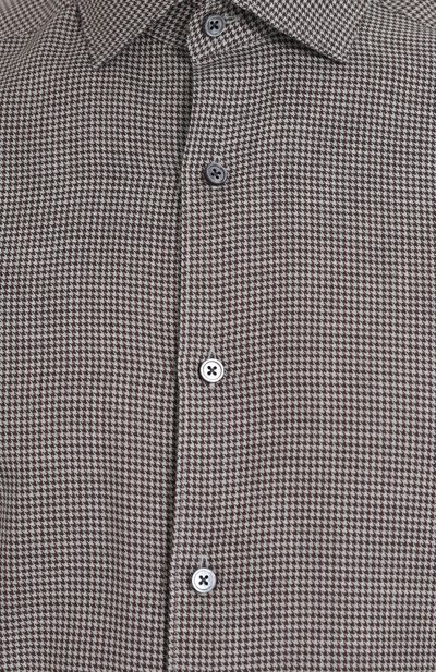 Рубашка из смеси хлопка и кашемира ZEGNA, арт. UNX37/SRF5, фото 5