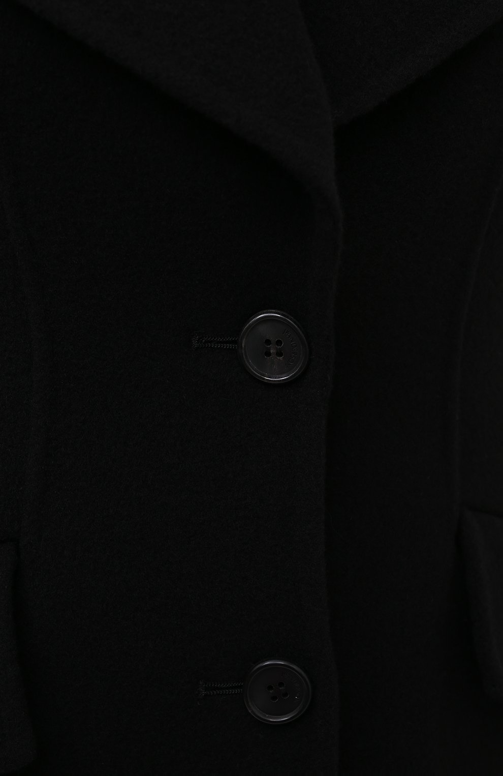 Шерстяное пальто JW ANDERSON черного цвета по цене 107500 руб., арт. C00077 PG0352, фото 5 Шерстяное пальто JW ANDERSON, арт. C00077 PG0352, фото 5