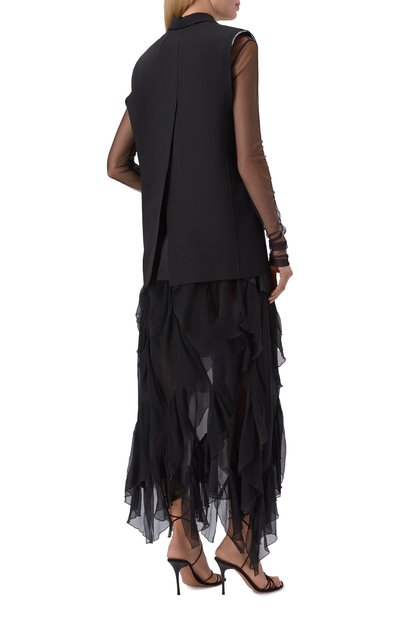 Жилет из шерсти и лиоцелла ISABEL BENENATO, арт. DW620S26, фото 4