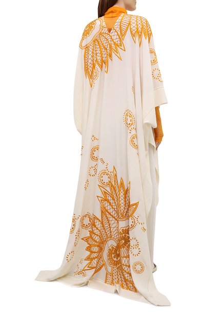 Шелковая туника DRIES VAN NOTEN разноцветного цвета по цене 212500 руб., арт. 211-11001-2295, фото 4 Шелковая туника DRIES VAN NOTEN, арт. 211-11001-2295, фото 4