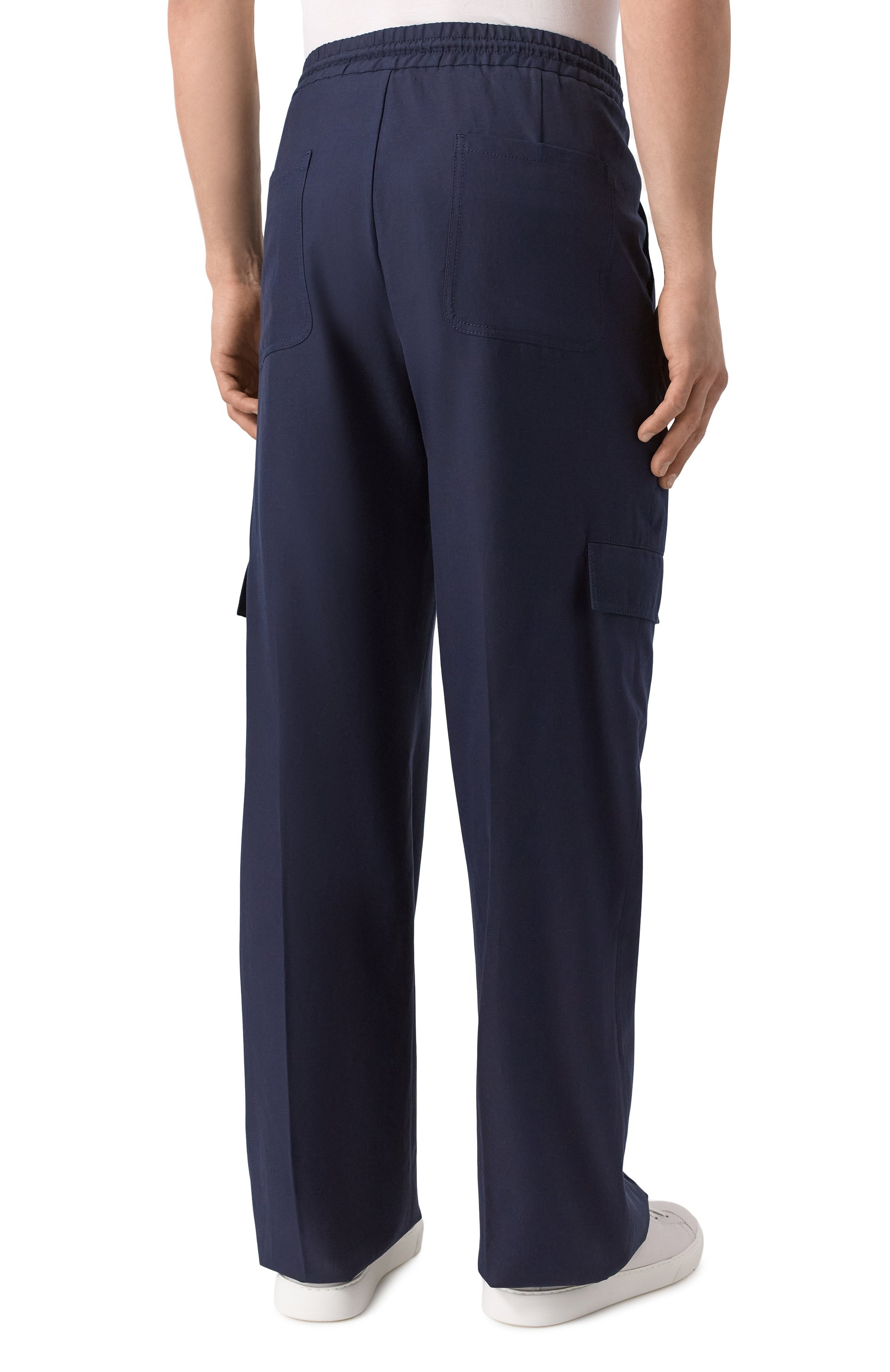 Брюки-карго из хлопка и шелка MVST, арт. 25E/X1P/0/B031/0207, фото 4