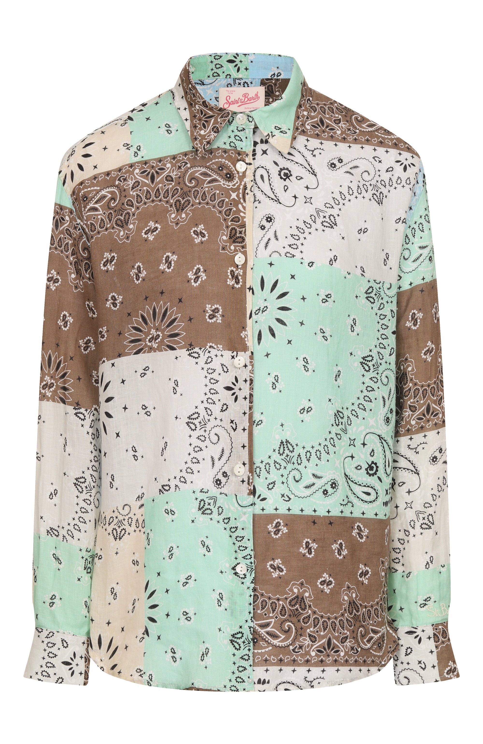 Льняная рубашка MC2 SAINT BARTH, арт. STBW MEREDITH/06149H, фото 1