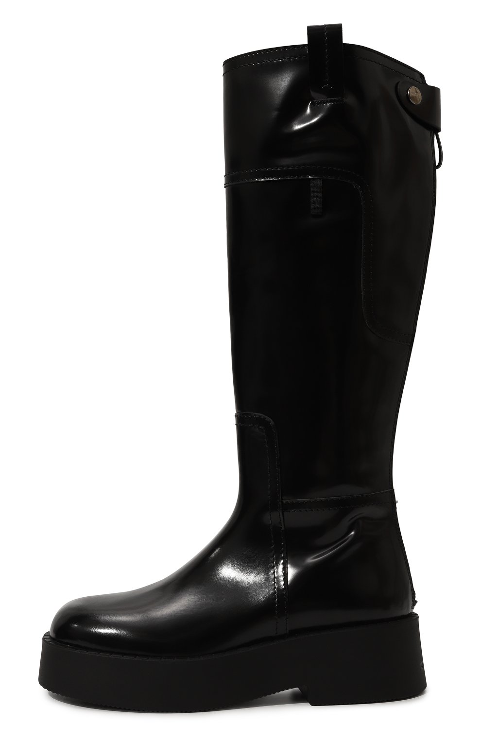 Кожаные сапоги PREMIATA черного цвета по цене 68100 руб., арт. M6829/M0USSE, фото 4 Кожаные сапоги PREMIATA, арт. M6829/M0USSE, фото 4