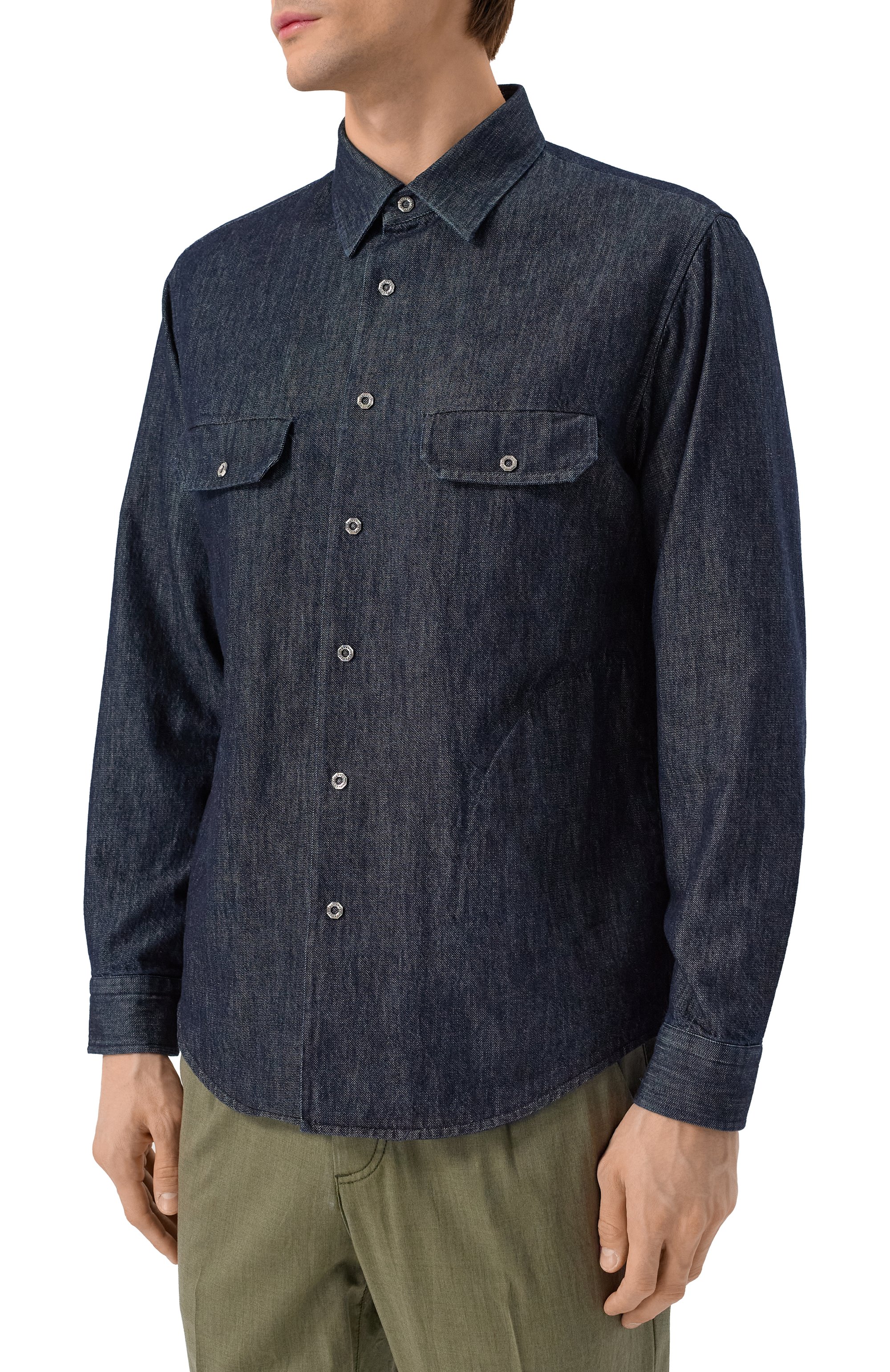 Джинсовая рубашка STEFANO RICCI, арт. SP007739/EX2915, фото 3