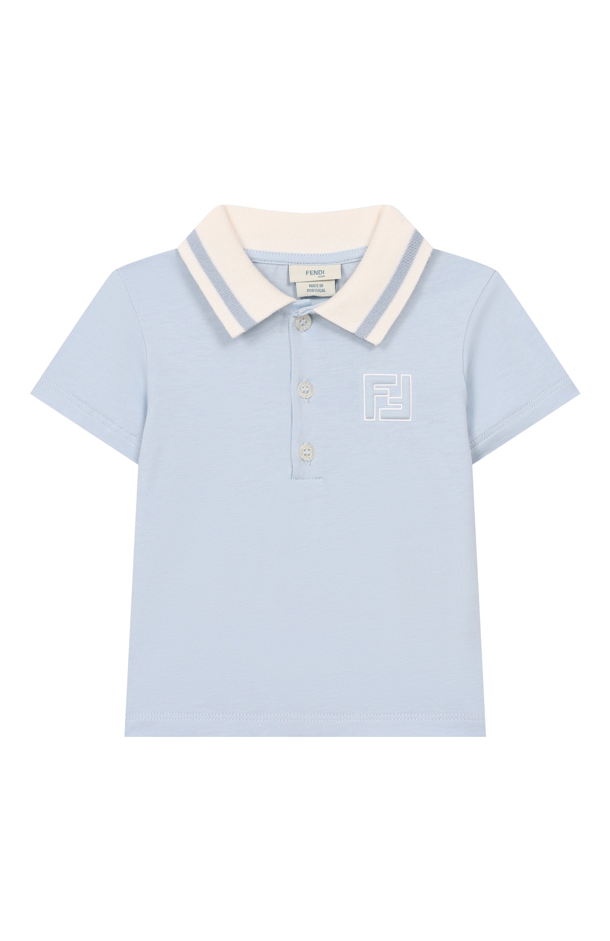 Хлопковое поло FENDI, арт. BMI268/7AJ, фото 1