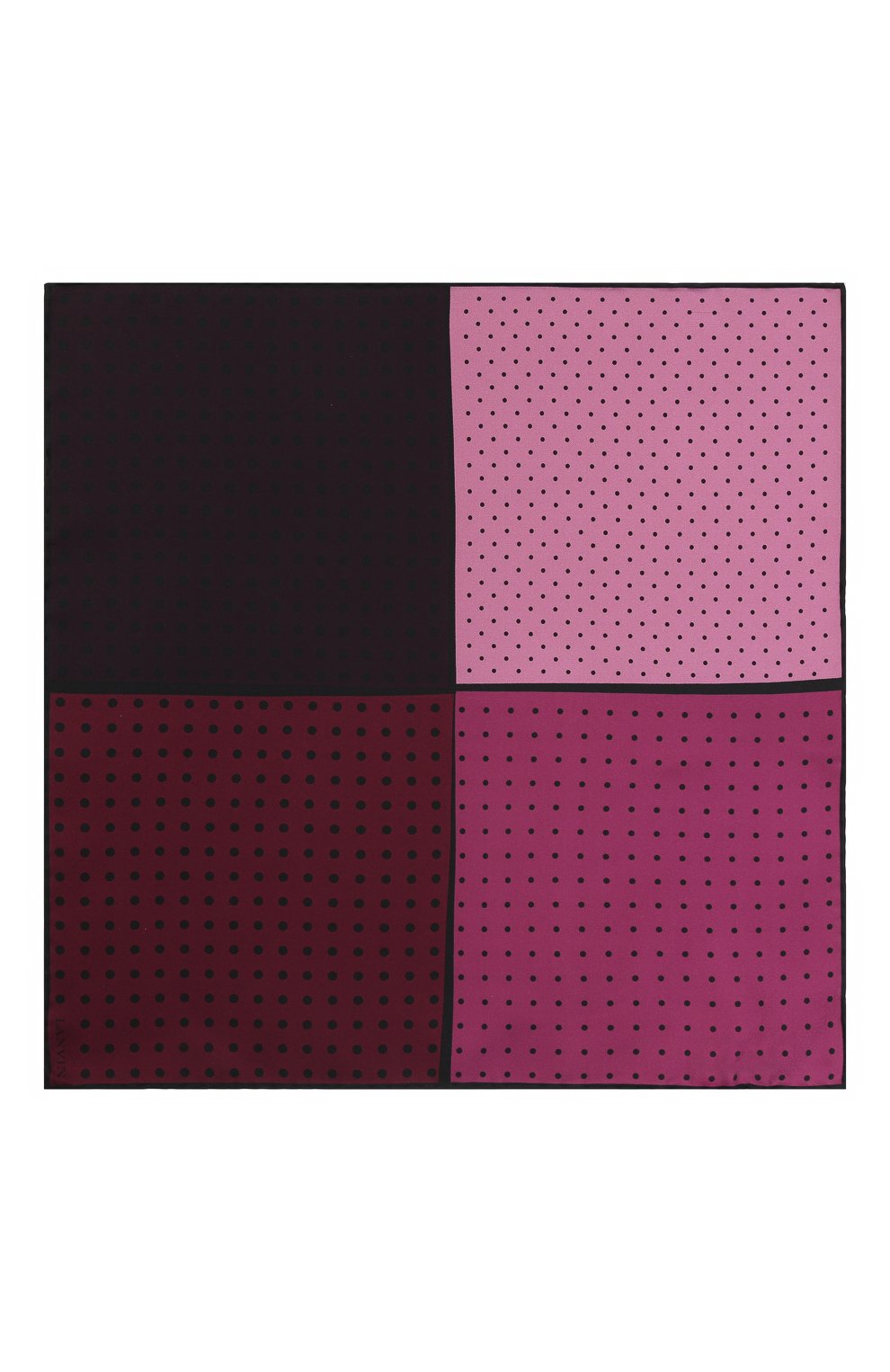 Шелковый платок LANVIN фиолетового цвета по цене 7880 руб., арт. 2427/HANDKERCHIEF, фото 3 Шелковый платок LANVIN, арт. 2427/HANDKERCHIEF, фото 3