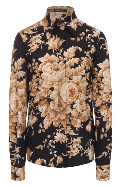 Женская шелковая рубашка DOLCE & GABBANA, арт. F5R64T/FSA7Y