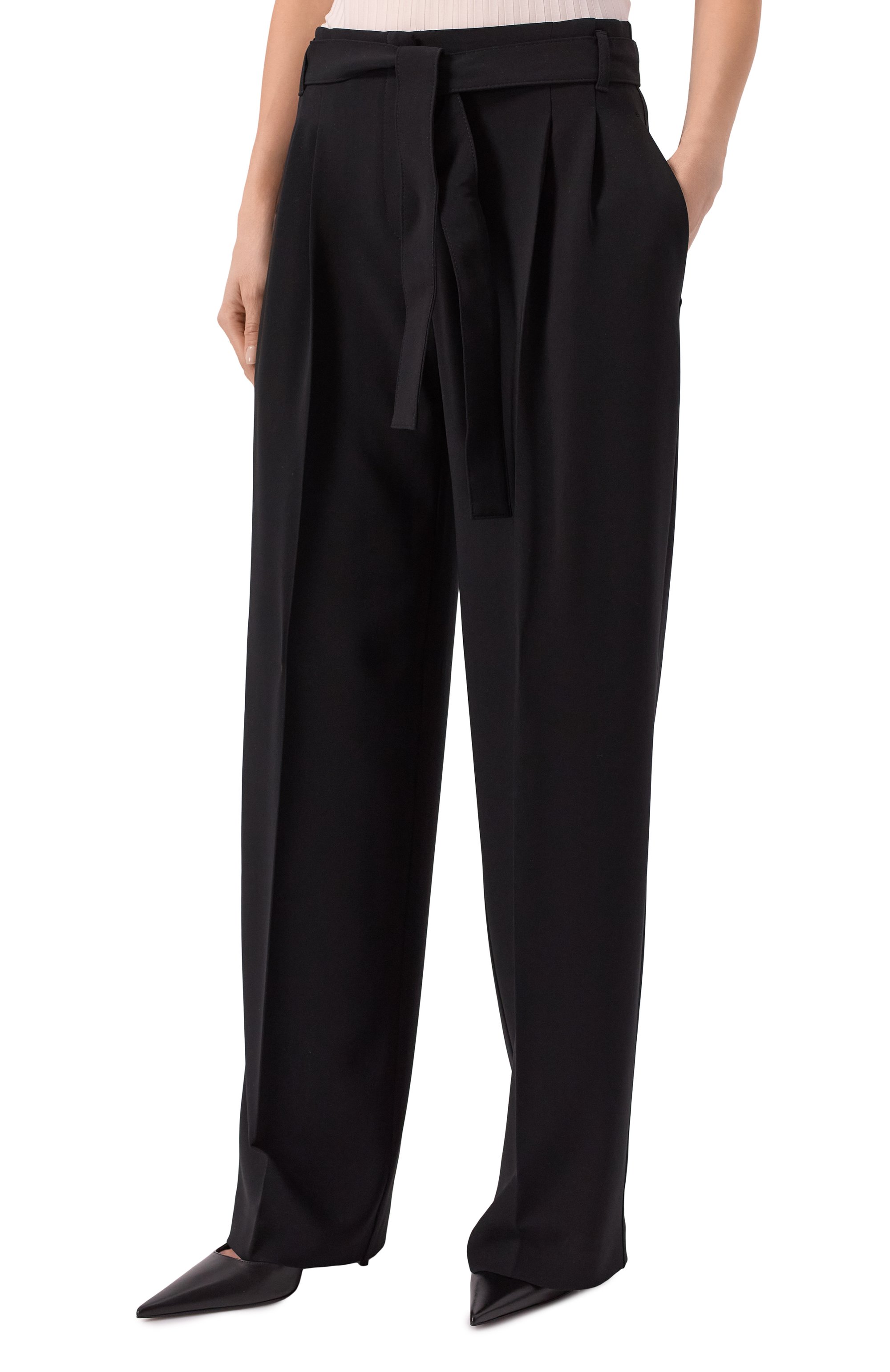 Брюки BOSS черного цвета по цене 34350 руб., арт. 50479405, фото 3 Брюки BOSS, арт. 50479405, фото 3