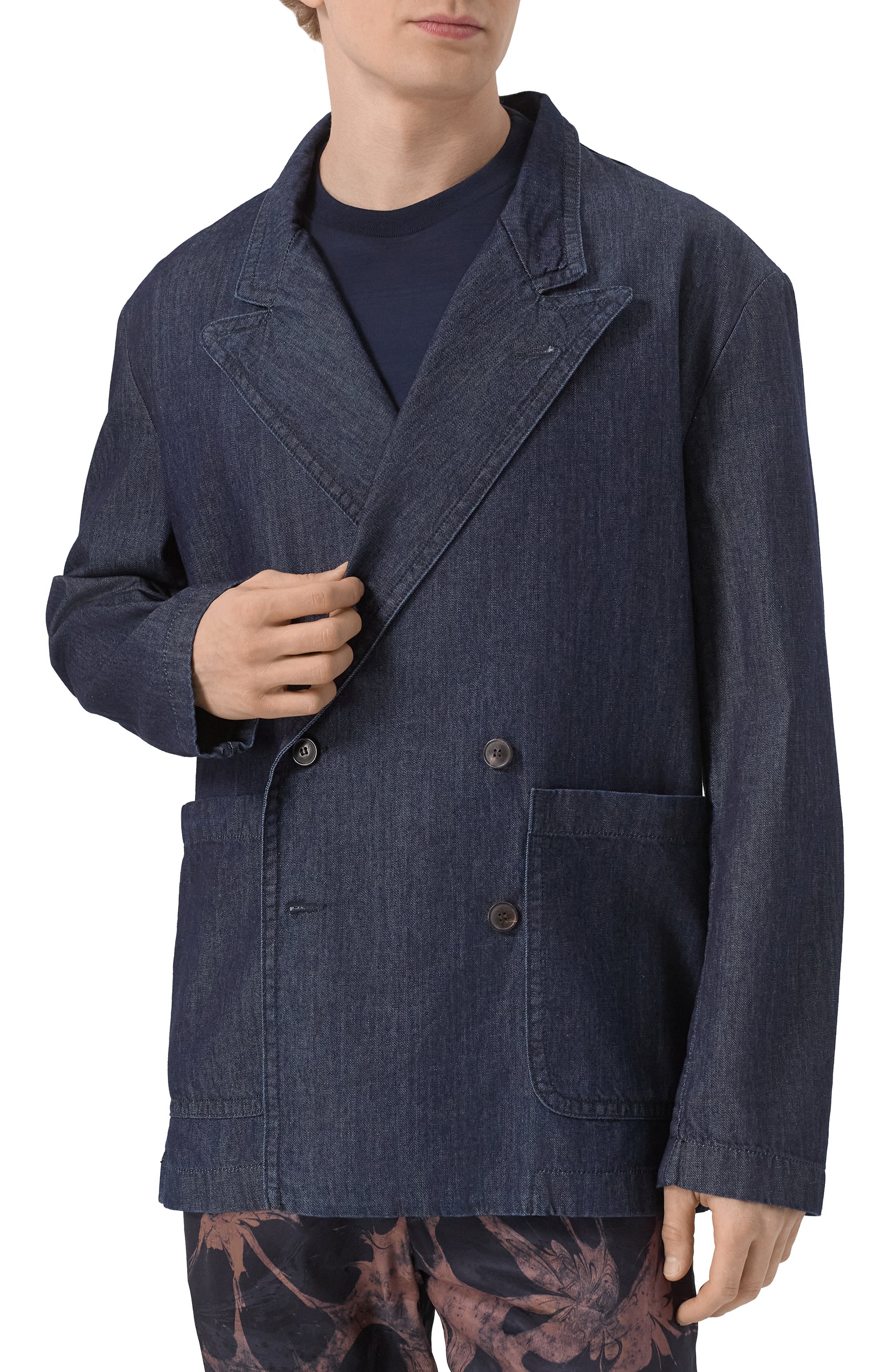 Джинсовый пиджак DRIES VAN NOTEN, арт. 251-020730-1553, фото 4