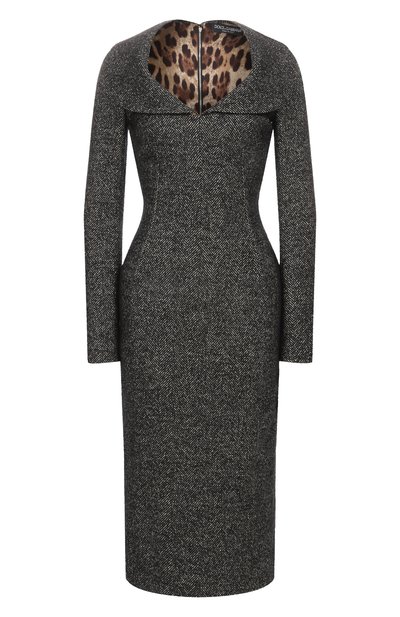 Женское шерстяное платье DOLCE & GABBANA, арт. F6TVZT/FCBAJ