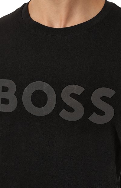 Хлопковая футболка BOSS ORANGE, арт. 50481923, фото 5