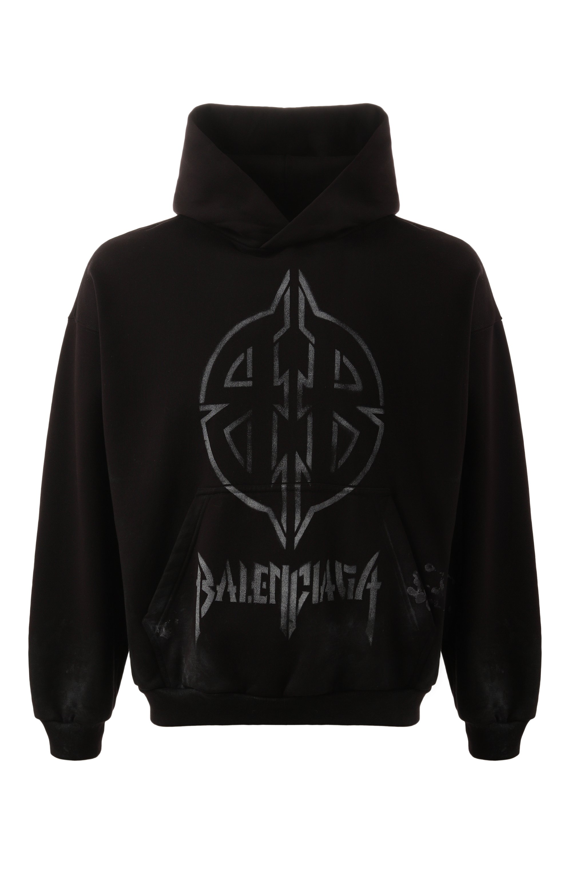 Хлопковое худи BALENCIAGA, арт. 767877/TQVT3, фото 1