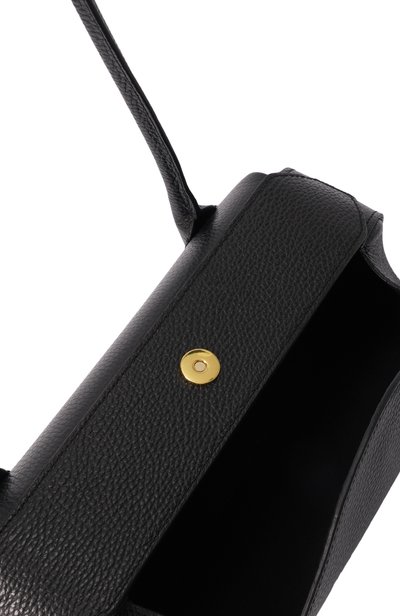 Сумка oyster YUZEFI черного цвета по цене 69950 руб., арт. 0YSTER SH0ULDER BAG, фото 5 Сумка oyster YUZEFI, арт. 0YSTER SH0ULDER BAG, фото 5