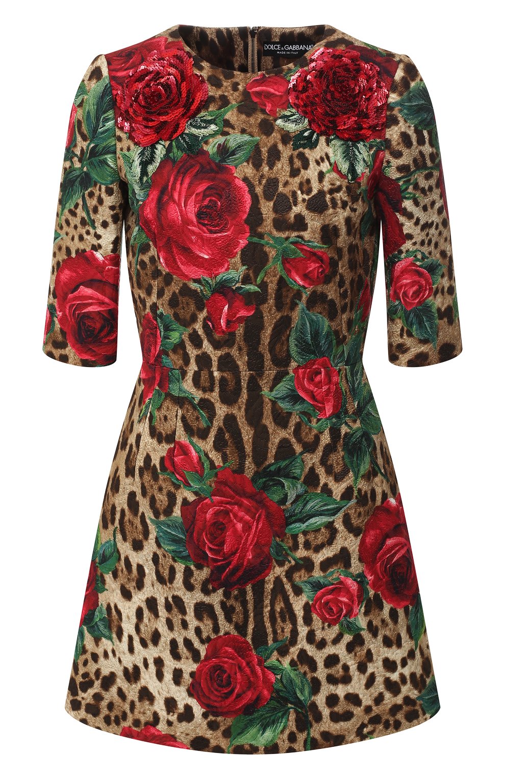 Хлопковое платье с принтом DOLCE & GABBANA, арт. F6UI8Z/HSMV6, фото 1