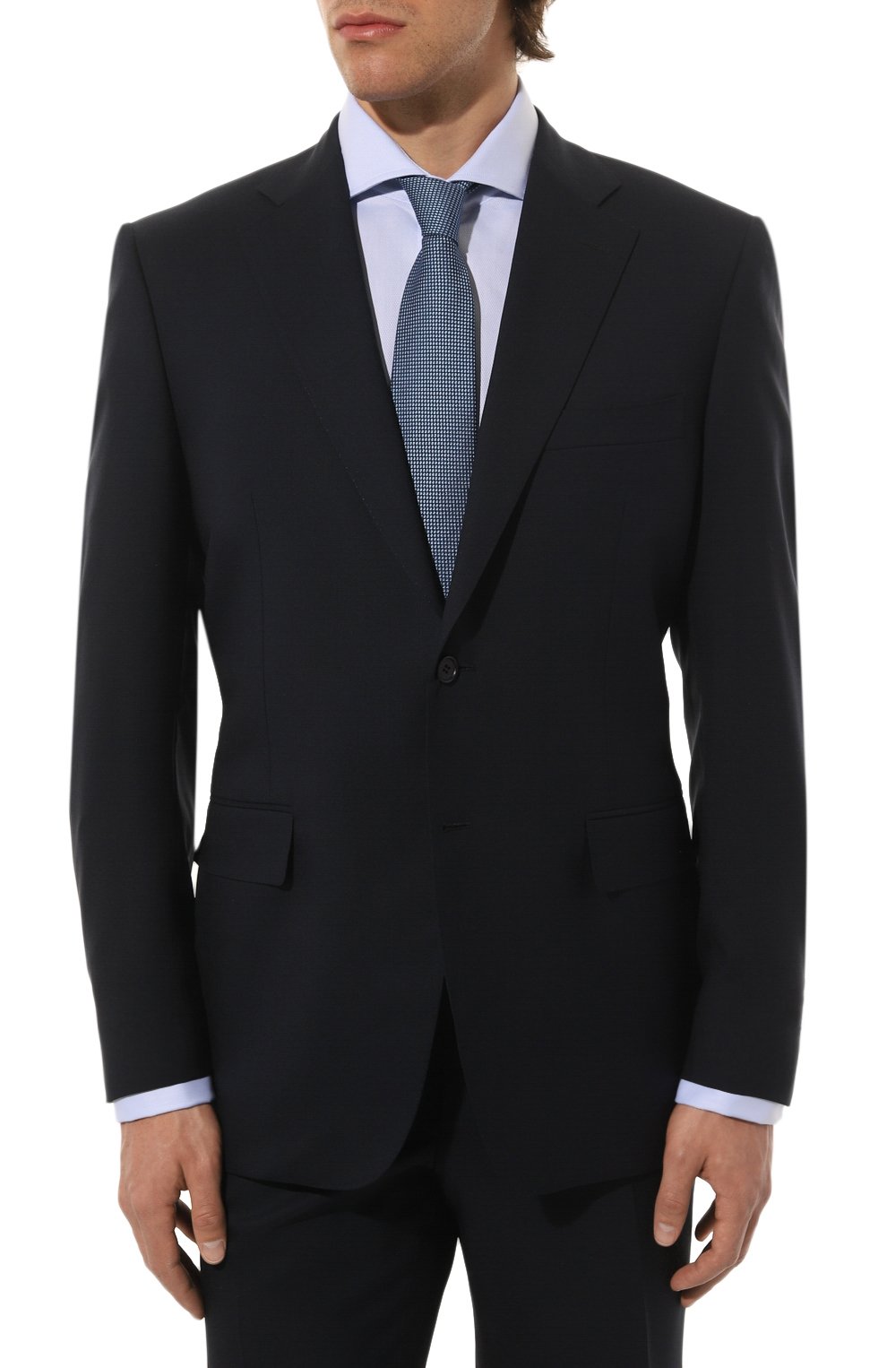 Шерстяной костюм CANALI темно-синего цвета по цене 150000 руб., арт. 11220/10/FC04480, фото 2 Шерстяной костюм CANALI, арт. 11220/10/FC04480, фото 2