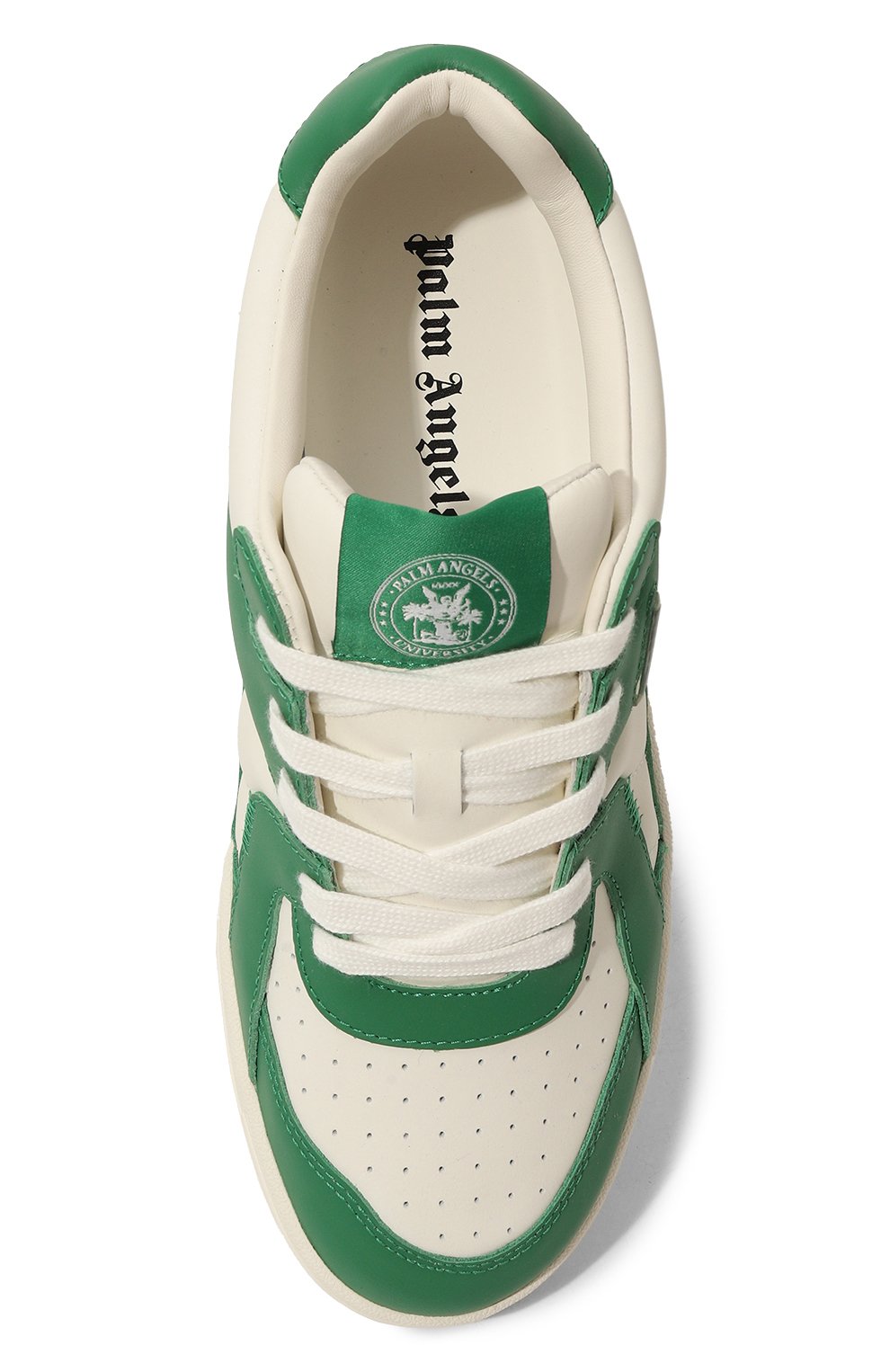 Кожаные кеды university PALM ANGELS, арт. PMIA078E23LEA0010155, фото 6