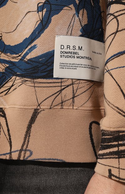 Хлопковый свитшот DOMREBEL, арт. MBUDS/SWEATSHIRT, фото 5