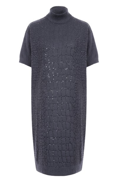 Женское платье из шерсти и кашемира BRUNELLO CUCINELLI, арт. MBP240A94P