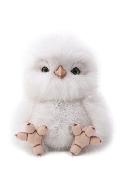 Мя гкая игрушка сова из песца CAROLON, арт. МИ-25-ЛГ-002-2