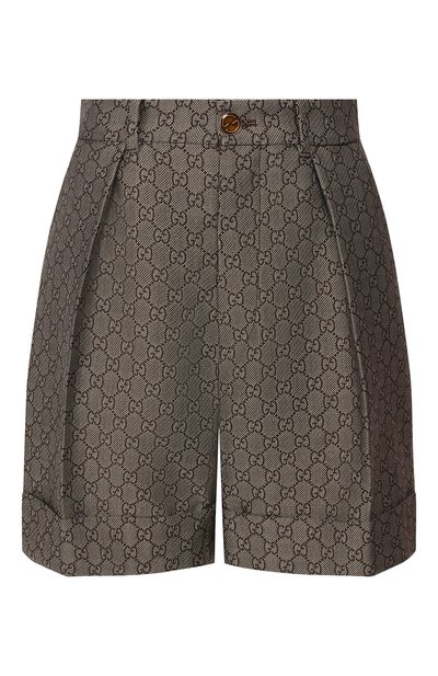 Женские шорты из смеси хлопка и шерсти GUCCI, арт. 557776/ZAAB2