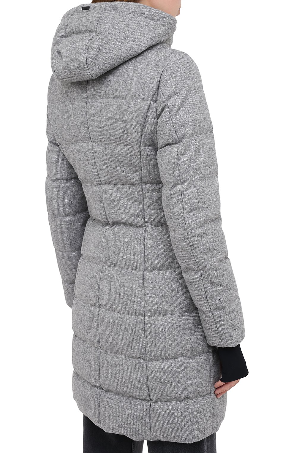 Пуховик HERNO серого цвета по цене 79950 руб., арт. PI146DL/33297, фото 4 Пуховик HERNO, арт. PI146DL/33297, фото 4