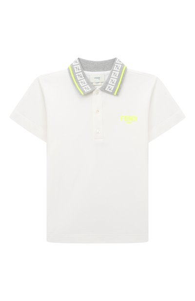 Хлопковое поло FENDI, арт. JMI432/AVP/8A-12+