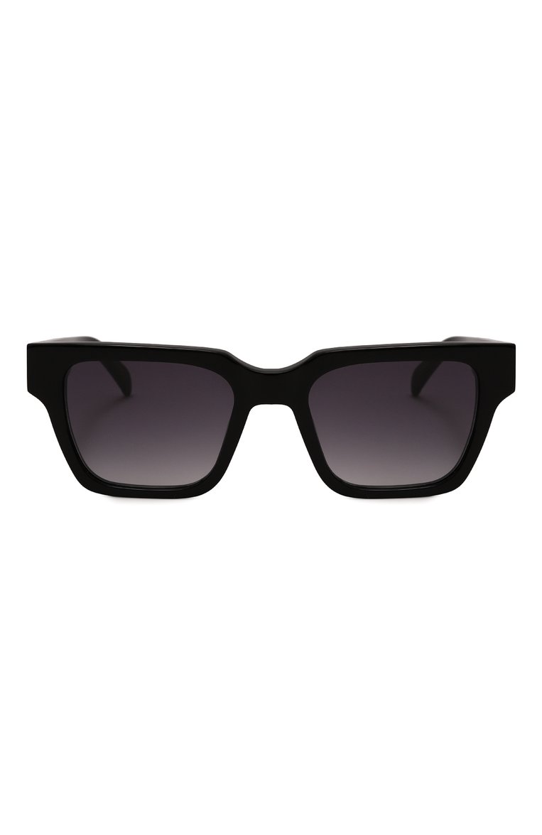 Женские солнцезащитные очки G.O.D. EYEWEAR черного цвета, арт. THIRTY FIVE II BLACK/GRAD GREY | Фото 3 (Тип очков: С/з; Материал: Пластик; Региональные ограничения белый список (Axapta Mercury): Не проставлено; Нос: Не проставлено; Оптика Гендер: оптика-женское; Очки форма: Квадратные)