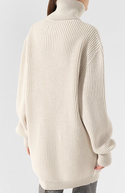 Удлиненный шерстяной пуловер свободного кроя MAISON MARGIELA, арт. S29GP0057/S16555, фото 4