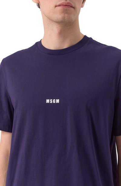Хлопковая футболка MSGM, арт. 3840MM500/257002, фото 5