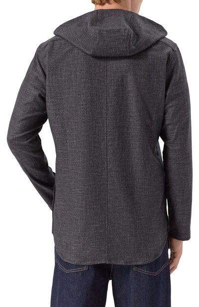 Рубашка из шерсти и шелка KITON, арт. UMCPETEK0119G02, фото 4