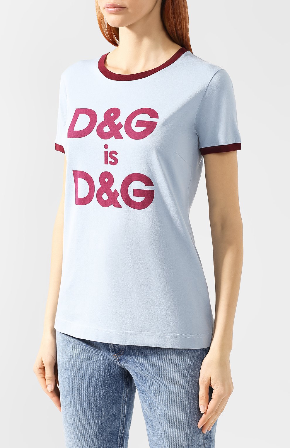 Хлопковая футболка DOLCE & GABBANA, арт. F8H32Z/G7RDG, фото 3