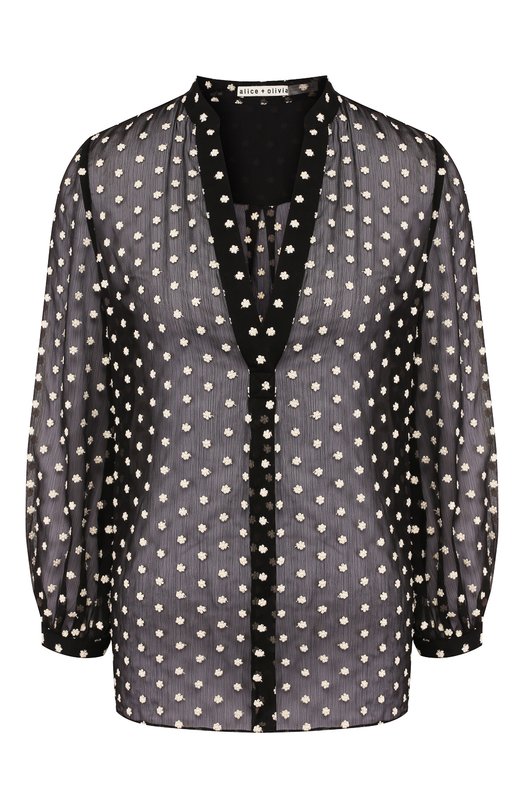 

Блузка Alice + Olivia, Чёрно-белый