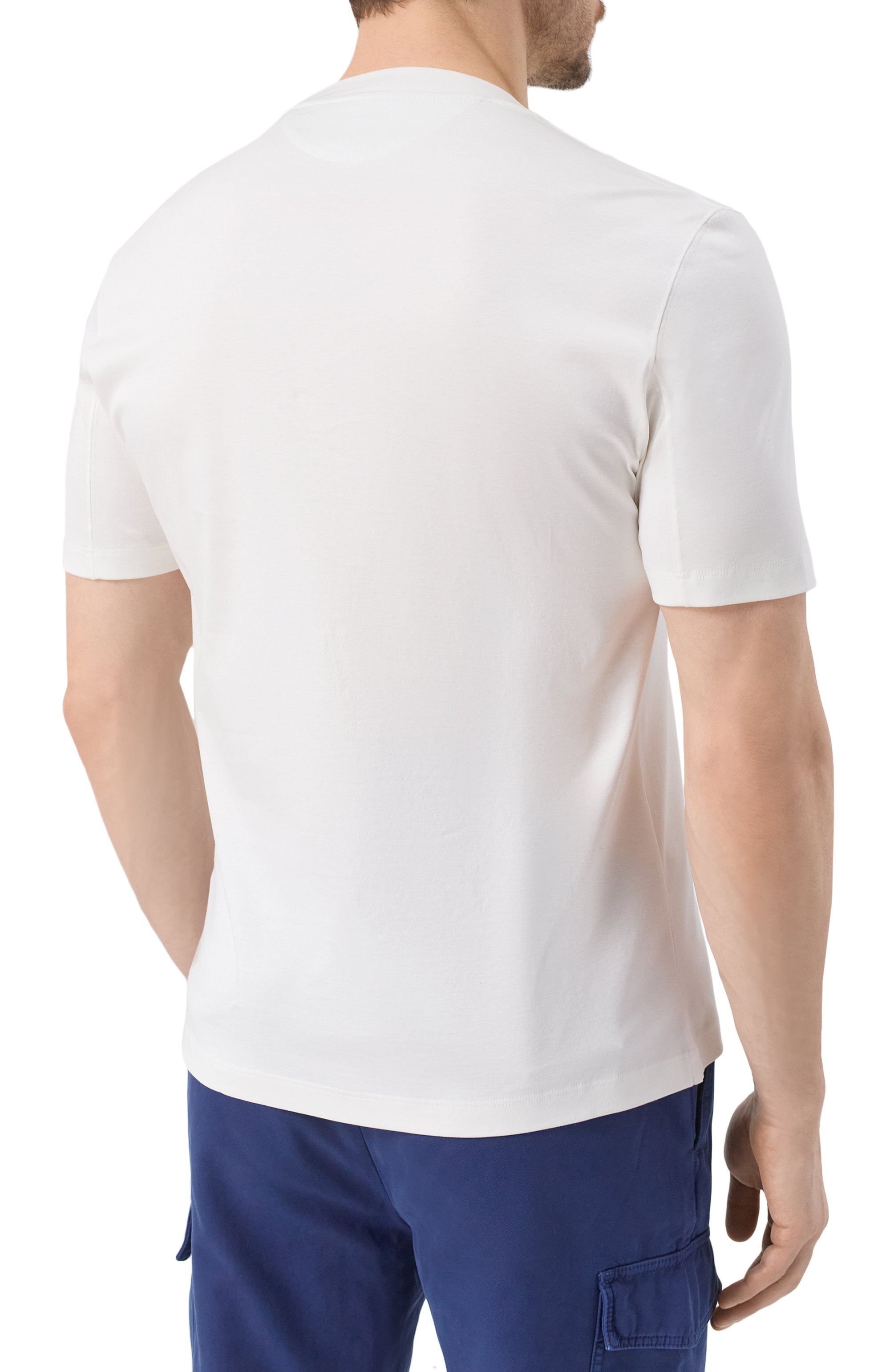 Хлопковая футболка BRUNELLO CUCINELLI, арт. M0B138433, фото 4