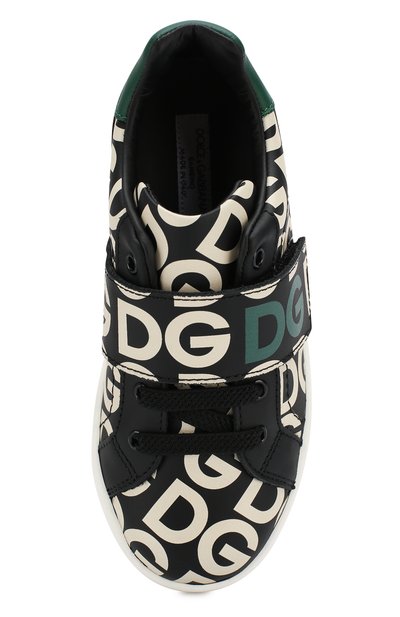 Кожаные кеды DOLCE & GABBANA, арт. DA0773/AV586/29-36, фото 4